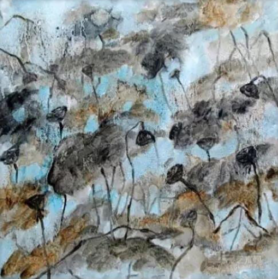 张鸿然作品3《新 荷》系列作品之一 2007年